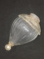 Ricambio finale per lampadario o plafoniera in vetro di Murano Trasparente - Oro