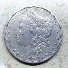 1879 - $1 Morgan Dollar - US America - 0.900 Silver Coin