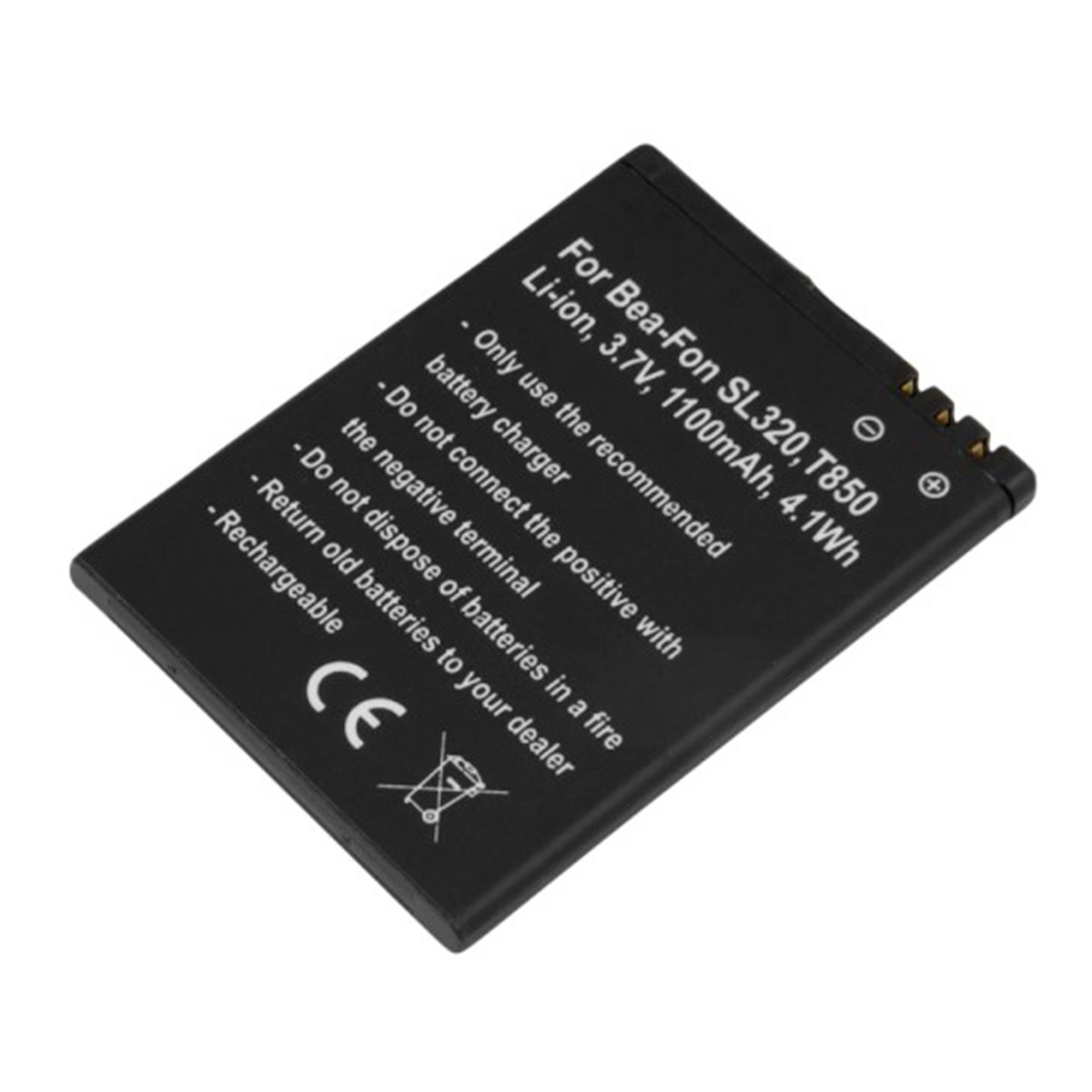 Batterie Avizar pour Bea-Fon SL320 : capacité 1100mAh pour de longues heures d'appels