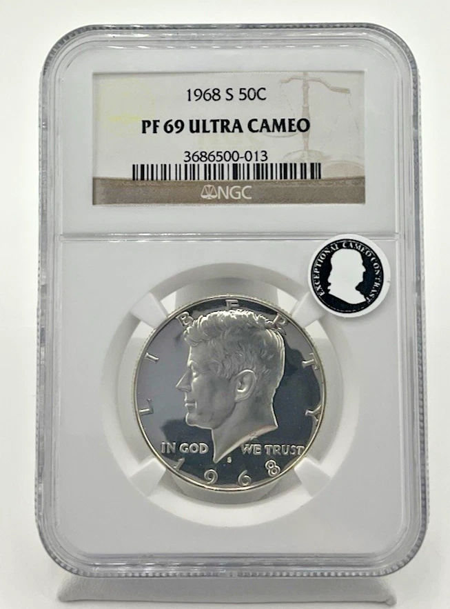 PR 69 Graded 1968 Kennedy US Half Dollars (1964-Now) for sale | eBay