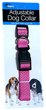 Dog Collar for Small to Medium Size Pets - Hot Pink - Size Fits up to 45 Lbs