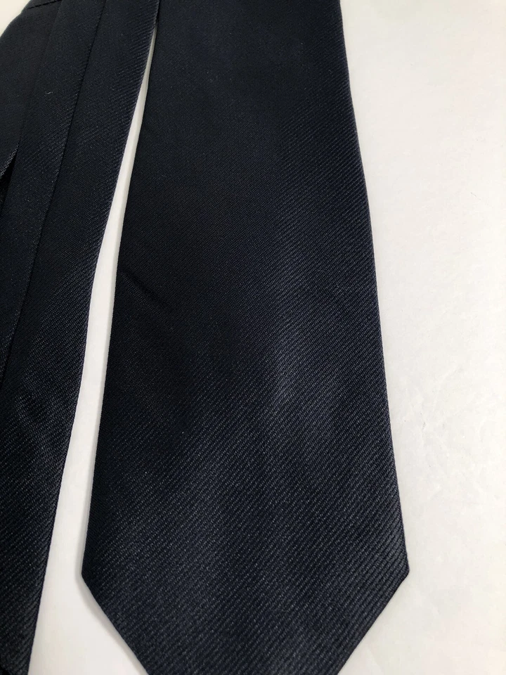 NUEVO SIN ETIQUETAS - Designs By Anthony - Corbata de cuello de poliéster azul marino - 57" X 3" 316 Foto 2 de 4