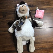 Scentsy Buddy Alma The Alpaca Scent Pouch Llama Lamb Hat Scarf 16" Sugar Pouch