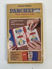 Vintage Selchow & Righter Parcheesi Pocket Edition SEALED 1980 New NIB