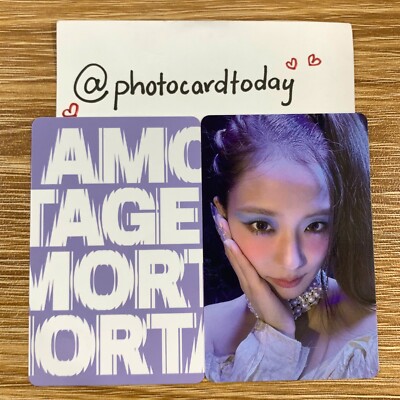 JISOO BLACKPINK AMORTAGE MERCH MD POB POP-UP STORE OFFICIAL