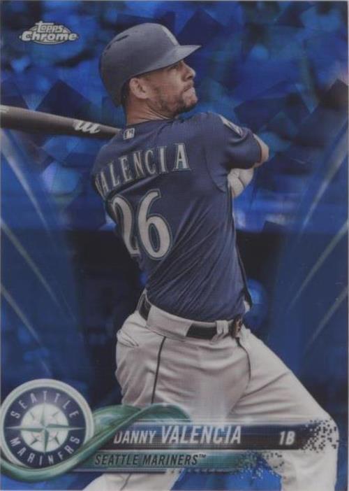2018 Topps Chrome Sapphire Edition - Danny Valencia #414 - 1 of 1