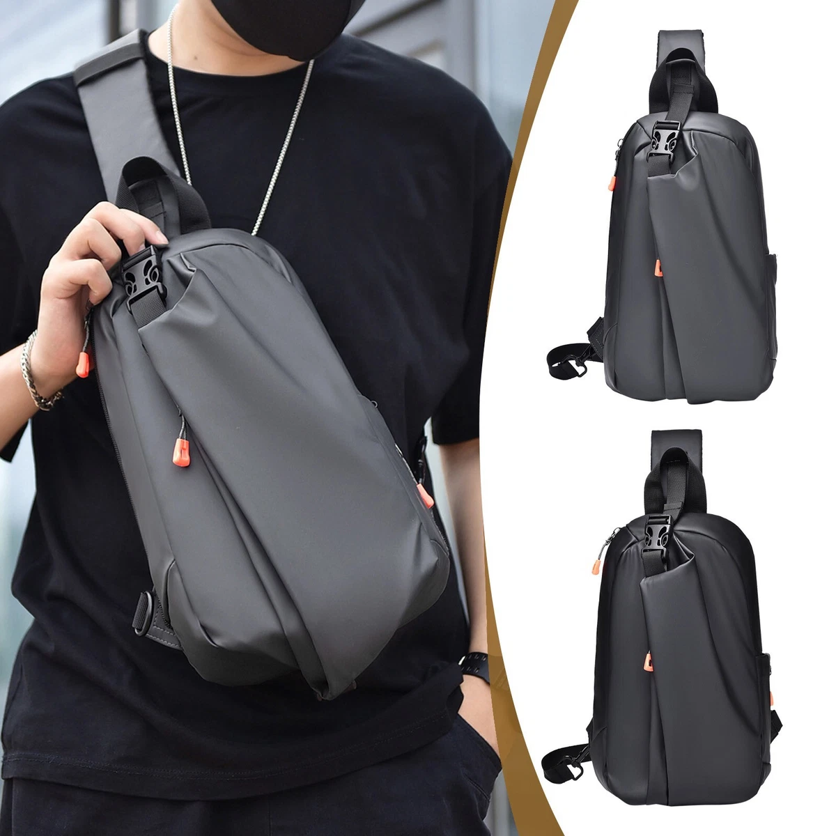 Tech Backpack Men Men Bag Fashion One Shoulder Convenient Chest Bag First  Aide | eBay