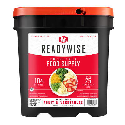 FREEZE DRIED FOOD EMERGENCY BULK SUPPLY SURVIVAL READY TO EAT FRUIT VEGGIES NEW