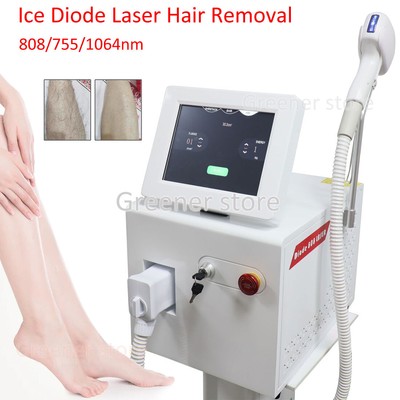 755nm 808nm 1064nm Diode Laser Eis Dauerhaft Haarentfernung Maschine Schmerzfrei