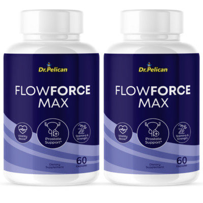Flowforce Max- Prostate Support- 2 Bottles- 120 Capsules