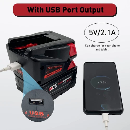 Battery Adapter for Milwaukee 18V Li-ion Battery Convert For Milwaukee 18V NI-CD - Picture 13 of 23