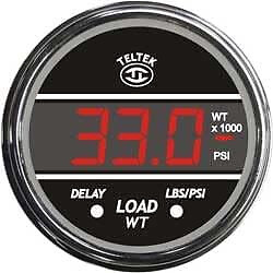 Teltek Red Load Weight Gauge for 2005 & Older Kenworth | 111K