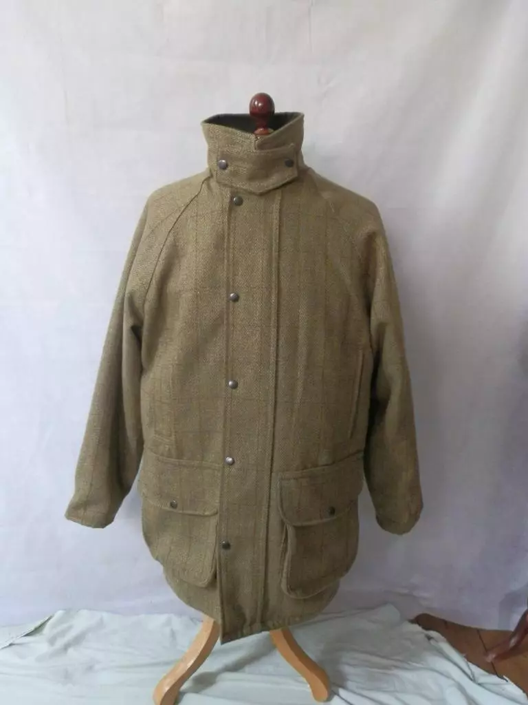 Vintage Mens James Meade Derby Tweed Jacket With Fleece Lining Size Large