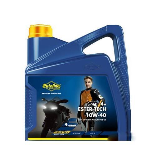 Huile moteur 4T Putoline Syntec 4+ 10W40 idéale pour grands voyages à moto