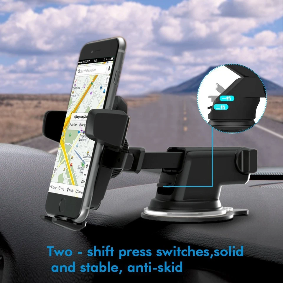 Universal 360º Car Holder Windshield Dashboard Mount Suction Cup For Cell Phone - Image 2 of 4