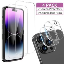 For iPhone 14 Pro 14 Plus 14 Pro Max Tempered Glass Screen Camera Lens Protector