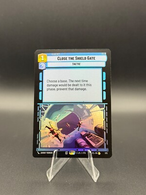 Star Wars Unlimited JTL - Close the Shield Gate - Foil - 725 - Rare - NM