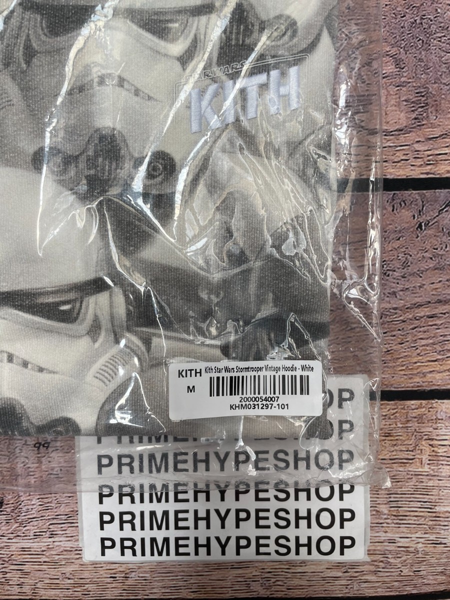 トップス KITH STARWARS stormtrooper vintagehoodie Kith For Star Wars™ Stormtrooper Vintage Hoodie KHM031297