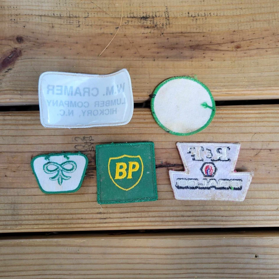 Lot Of 5 Misc Vintage Patches BP Lumber Co. Coal Co. Timber And Land Co. Pioneer - Image 2 of 4