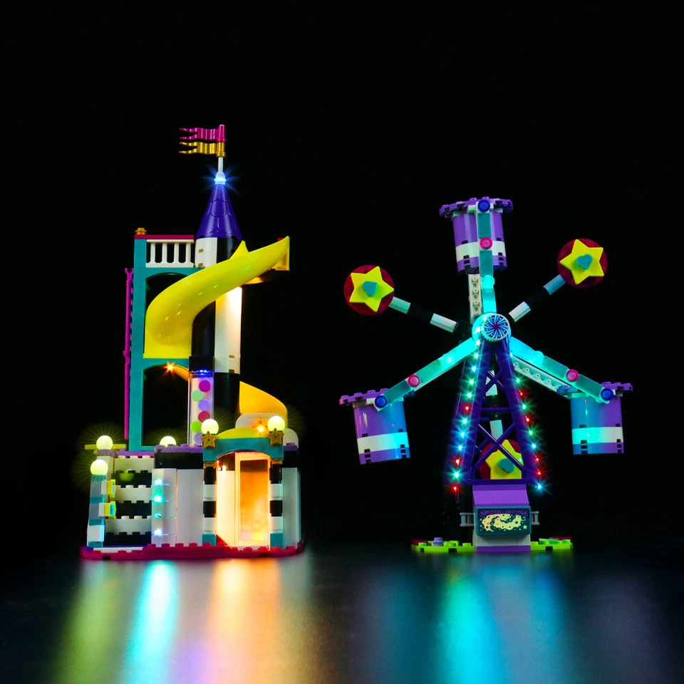 Kit de luces LED LocoLee para Lego 41689 Juego de luces mágicas de noria y diapositivas Foto 4 de 4