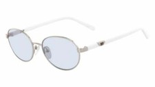Diane Von Furstenberg DVF845S RAE 015 Silver  White / Silver Tinted Sunglasses