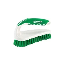 Libman Power Scrub Brush, Contoured Grip Handle, Heavy-Duty 7  x 2.5" Free Ship