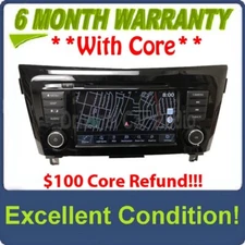 2017 - 2019 Nissan Rogue OEM Navigation GPS CD AM FM SAT Radio Multi Media