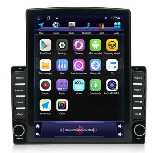 9.7 inch Android 9.1 Car Vertical In-Dash Radio Stereo GPS MP5 Player Wifi 2+32G - Imagen 1 de 13