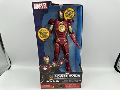 #ad Disney Marvel Iron Man Talking Action Figure with Sound amp; Lights Tony Stark New $34.99