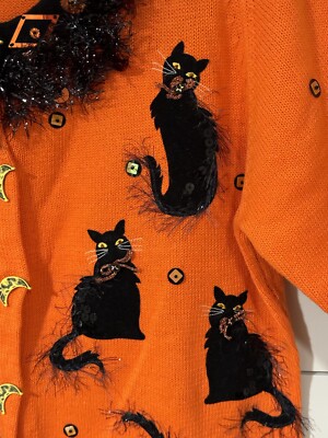 NEW Design Options by Philip and Jane Gordon Black Cat Cardigan