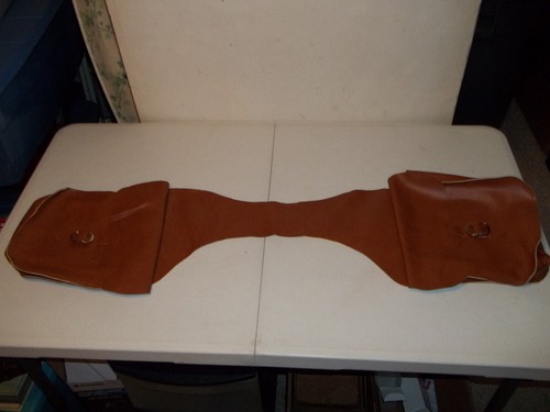 Brown Saddle Bag for Cycling Bike Faux Leather Buckle Straps Nice L@@K