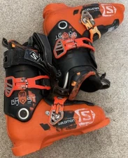 Salomon Ghost 90 Scs FS Ski Boots 315 mm 27 27.0 27.5 27 1/2 Orange Blk Skiing