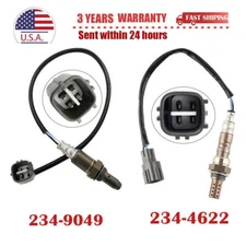 2PCS Up+Downstream Oxygen Sensor for 2004-2009 Toyota Camry 2006-08 RAV4 2.4L L4