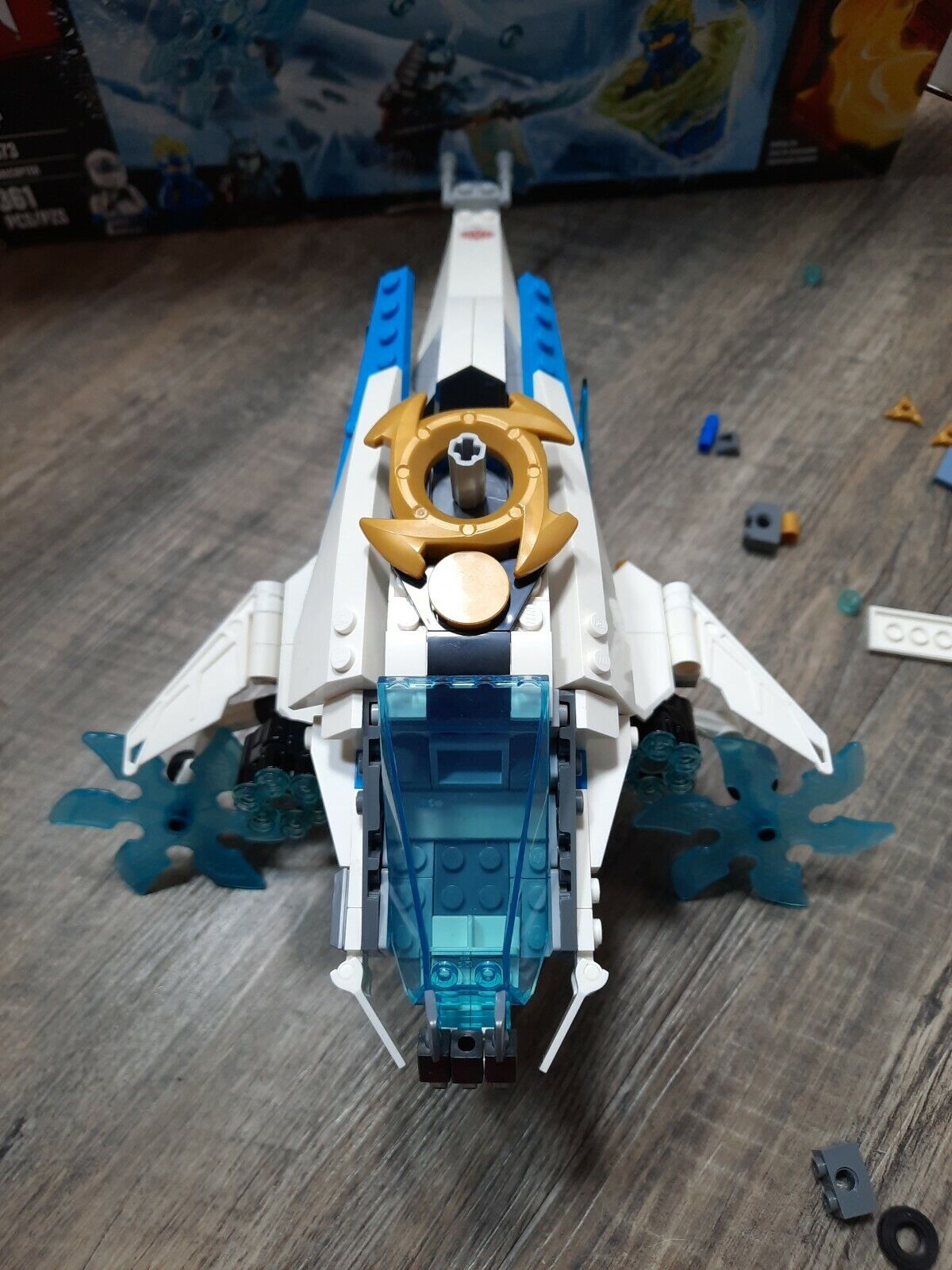 LEGO Ninjago 70673 Shuricopter w/ Zane INCOMPLETE