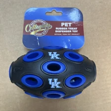 Pets First NCAA Football Treat Dispensing Toy For Dogs & Cats Dog Treat Toy