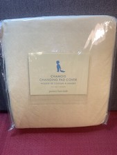 POTTERY BARN Kids Butter Yellow Chamois Changing Pad Cover Soft NEW