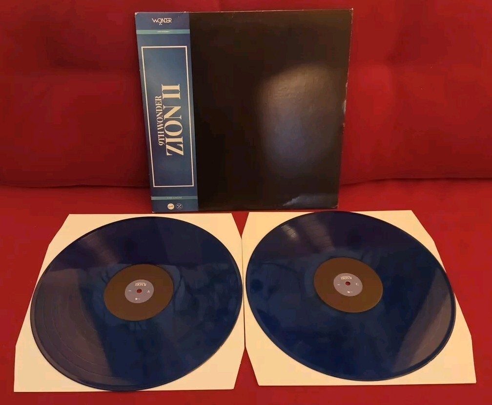 9TH WONDER Zion II Blue Double Album Vinyl LP Record RARE