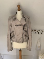 90s Soft Real Leather Biker Jacket