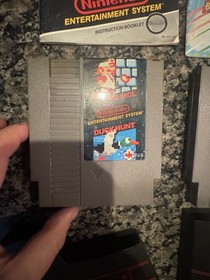Nintendo NES Super Mario Bros 1, 2, 3 Games with Manuals & OEM Sleeves