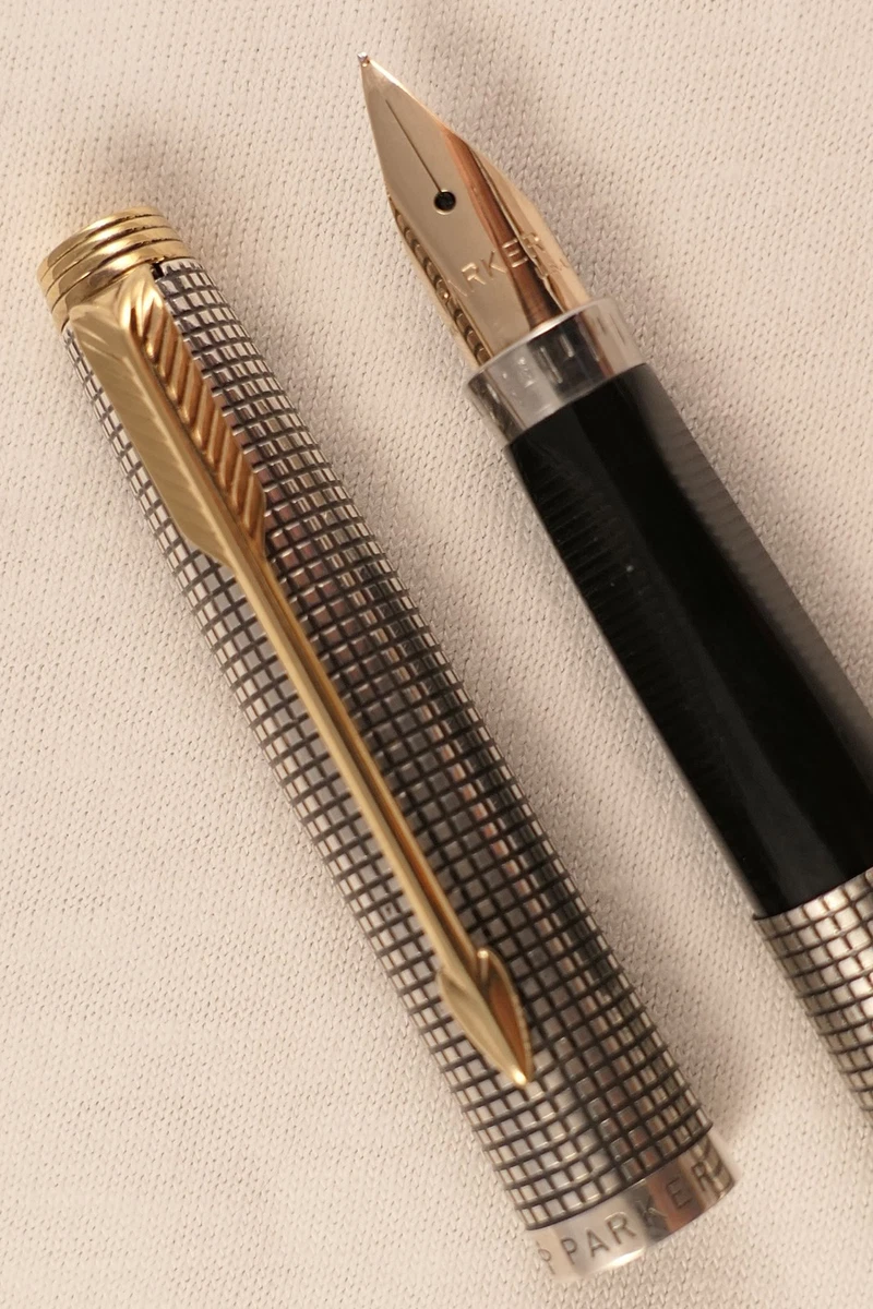 Gold, 14K Nib Sterling Silver Collectible Parker Fountain Pens for