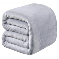 Polar Fleece Blankets King Size for The Bed Extra Soft Brush Fabric Super War...