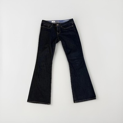GAP 1969 Womens Curvy Bootcut Jeans 28/6A Dark Blue Stretch Denim 5 Pocket Fit