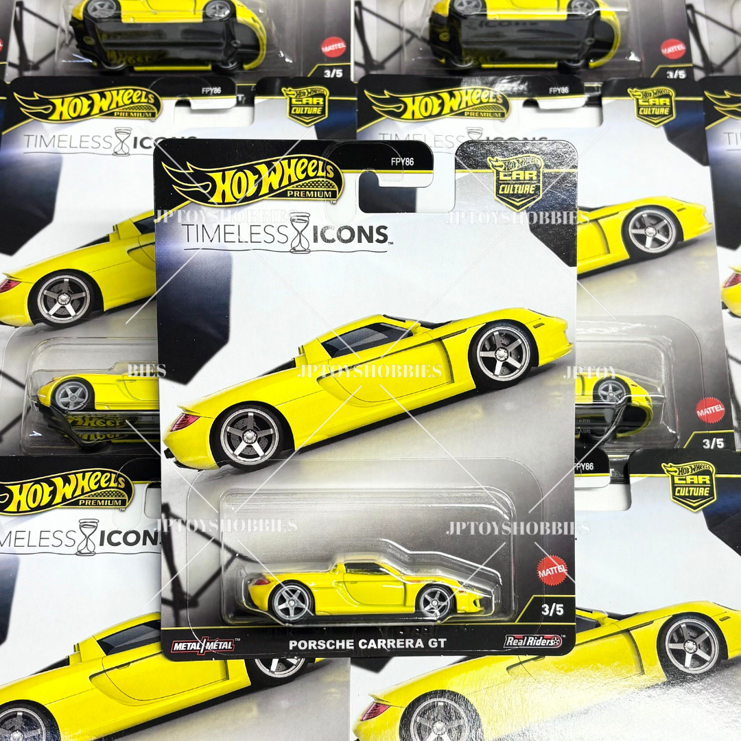Hot Wheels Car Culture Timeless Icons Porsche Carrera GT set 1 10