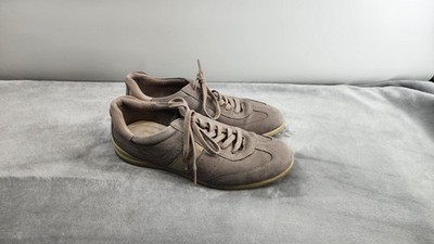 ECCO Mens EU43 US10 Beige Suede Casual Sneakers Shoes