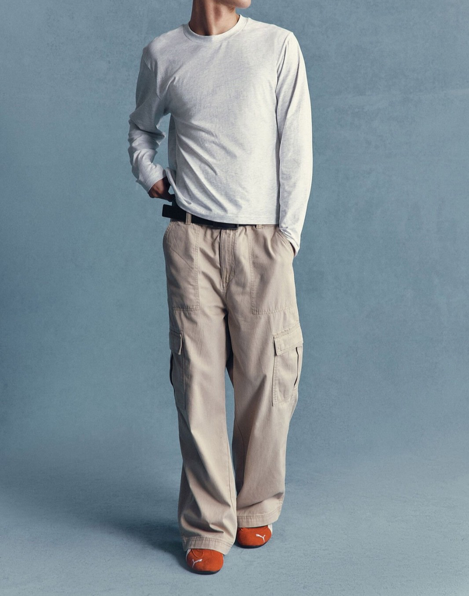 Cotton On Men's Axel Super Baggy Cargo Pants, Stone, Size: 32 | eBay