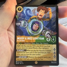 Disney Lorcana Attack Of The Vine "Woody Buzz Lightyear" Legendary 28/207