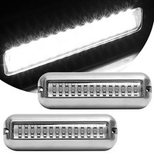 Mid 42LED 1500LM Marine Led Lights for Boat Underwater White , 2PCS, 5.1inch,...