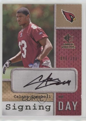 #ad 2008 SP Rookie Threads Signing Day 96 329 Calais Campbell #SD CC Auto yn4 $14.05