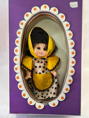 Puppe Guldenproduktion Dolly in Box Typ Dame Furga Sebino Puppe