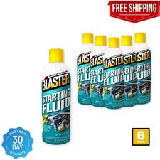 11 Oz. Fast-Acting Engine Starting Fluid Spray Pack of 6 